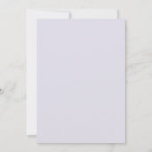 Invitation Mariage Floral Bleu Poudre (Dos)
