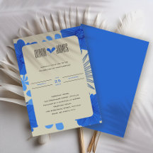 Mariage floral bleu romantique