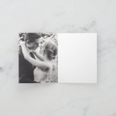 Invitation Mariage floral bleu Tulip (Intérieur)