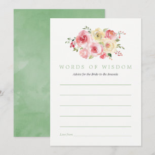 Invitation Mariage Floral Blush et Sage Conseils pour la Mari