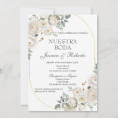 Invitation Mariage Floral Boho espagnol (Devant)