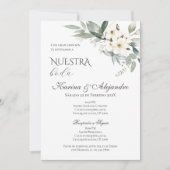 Invitation Mariage Floral Boho espagnol (Devant)