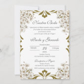 Invitation Mariage Floral Boho espagnol (Devant)