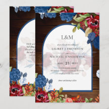 Mariage Floral Bourgogne Rustique