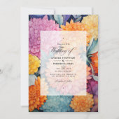 Invitation Mariage floral Citrus (Devant)