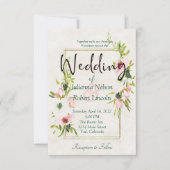 Invitation Mariage floral clair et blanc invitati (Devant)