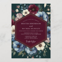 Mariage Floral Clair-obscur Claret