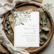 Mariage floral classique à la crème élégante