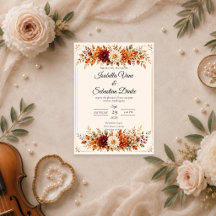 Mariage Floral d'Automne Rustique