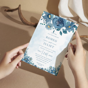 Invitation Mariage Floral de Jardin d'Été