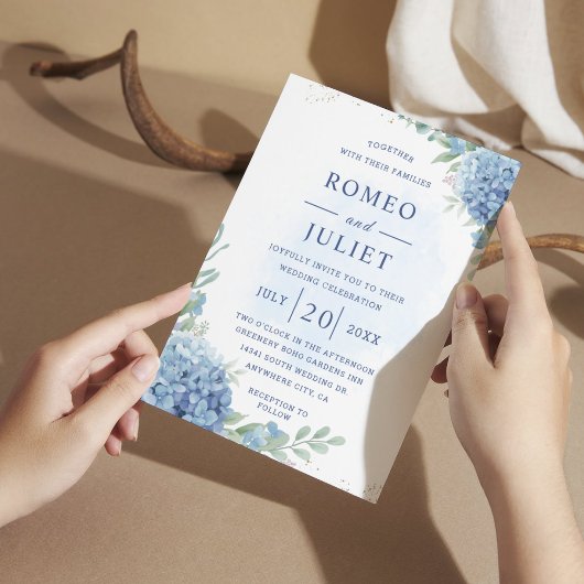 Invitation Mariage Floral de Jardin d'Été