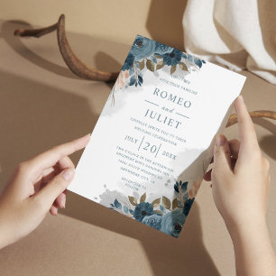 Invitation Mariage Floral de Jardin d'Été