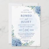 Invitation Mariage Floral de Jardin d'Été (Devant)