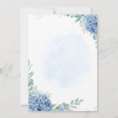 Invitation Mariage Floral de Jardin d'Été (Dos)