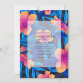Invitation Mariage Floral de la plage d'été (Devant)