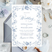 Invitation Mariage Floral de la Renaissance