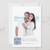 Invitation Mariage Floral de la Renaissance (Dos)