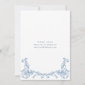 Invitation Mariage Floral de la Renaissance (Dos)