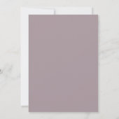Invitation Mariage Floral de Lilas (Dos)