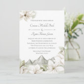 Invitation Mariage floral de montagne (Debout devant)