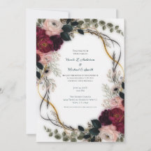 Mariage Floral de Verdure de Jardin de Prune de Ve