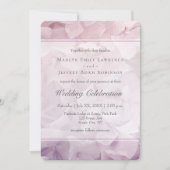 Invitation Mariage floral d'été rose pâle Hydrangea (Devant)