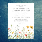 Invitation Mariage floral d'été Whimsical