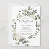Invitation Mariage Floral d'hiver (Devant)
