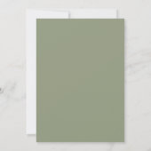 Invitation Mariage Floral Douce Rose Mousse (Dos)