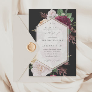 Invitation Mariage Floral Élégant