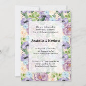 Invitation Mariage Floral Élégant (Devant)