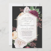 Invitation Mariage Floral Élégant (Devant)