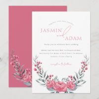 Mariage Floral Élégant aux Pivoines Roses