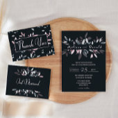 Invitation Mariage floral élégant de couleur douce de la mari