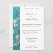 Invitation Mariage floral en fleurs d'amandes (Devant)