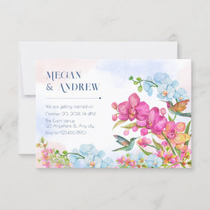Invitation Mariage floral esthétique