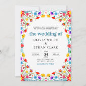 Invitation Mariage Floral Fiesta mexicain (Devant)