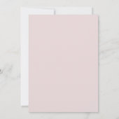 Invitation Mariage Floral Fleur de Lilas (Dos)