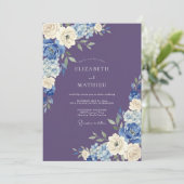Invitation Mariage Floral Fruité Élégant (Debout devant)