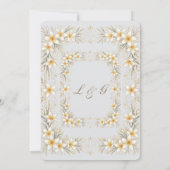 Invitation Mariage Floral Minimal Luxueux (Dos)