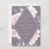 Invitation Mariage Floral Moderne (Devant)