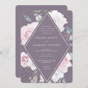 Invitation Mariage Floral Moderne