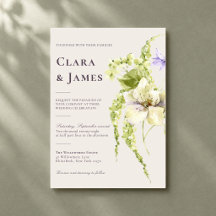 Mariage Floral Moderne au Lavande et au Vert de Ja