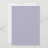 Invitation Mariage Floral Myosotis (Dos)