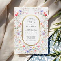 Mariage Floral Pastel de Printemps à l'Aquarelle É