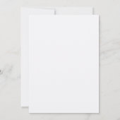 Invitation Mariage Floral Pastel Pêche (Dos)