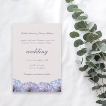 Mariage floral rose bleu foncé