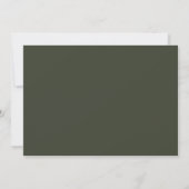 Invitation Mariage Floral rose Boho moderne (Dos)
