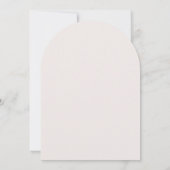 Invitation Mariage floral rose et bleu (Dos)