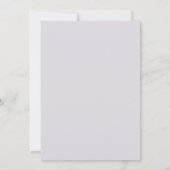 Invitation Mariage Floral Rose Mauve (Dos)